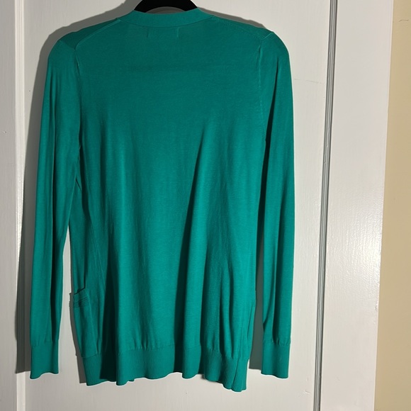 Green Banana Republic Cardigan with Gold Rimmed Buttons - Picture 2 of 2